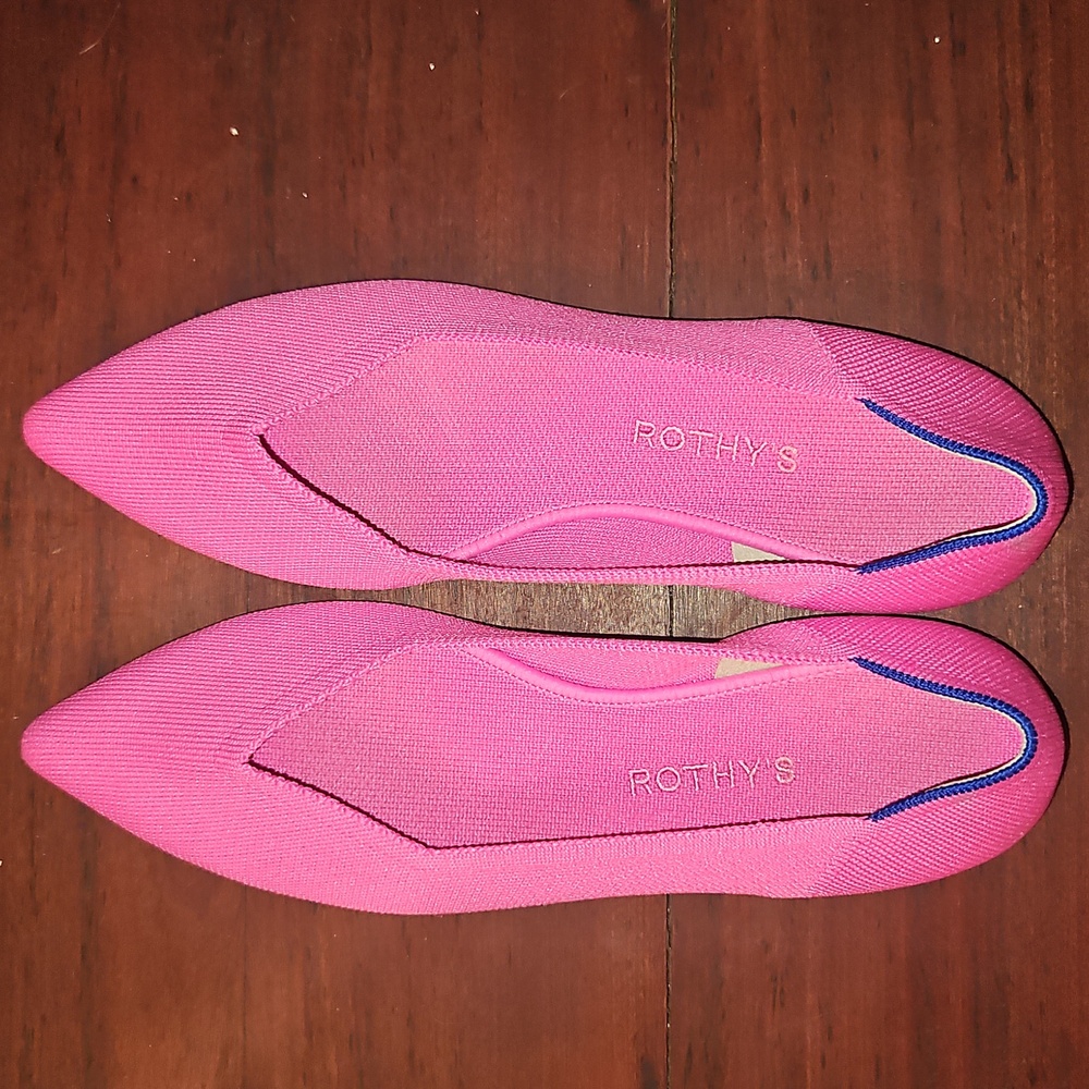 Rothy's The Point Flats in Dragon Fruit